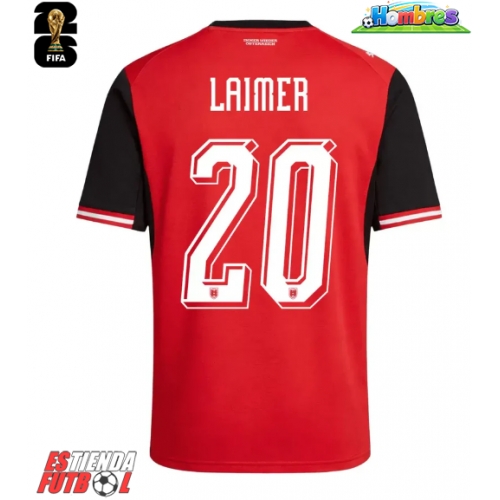 Austria Konrad Laimer #20 Primera Equipación Mundial 2026 Manga Corta